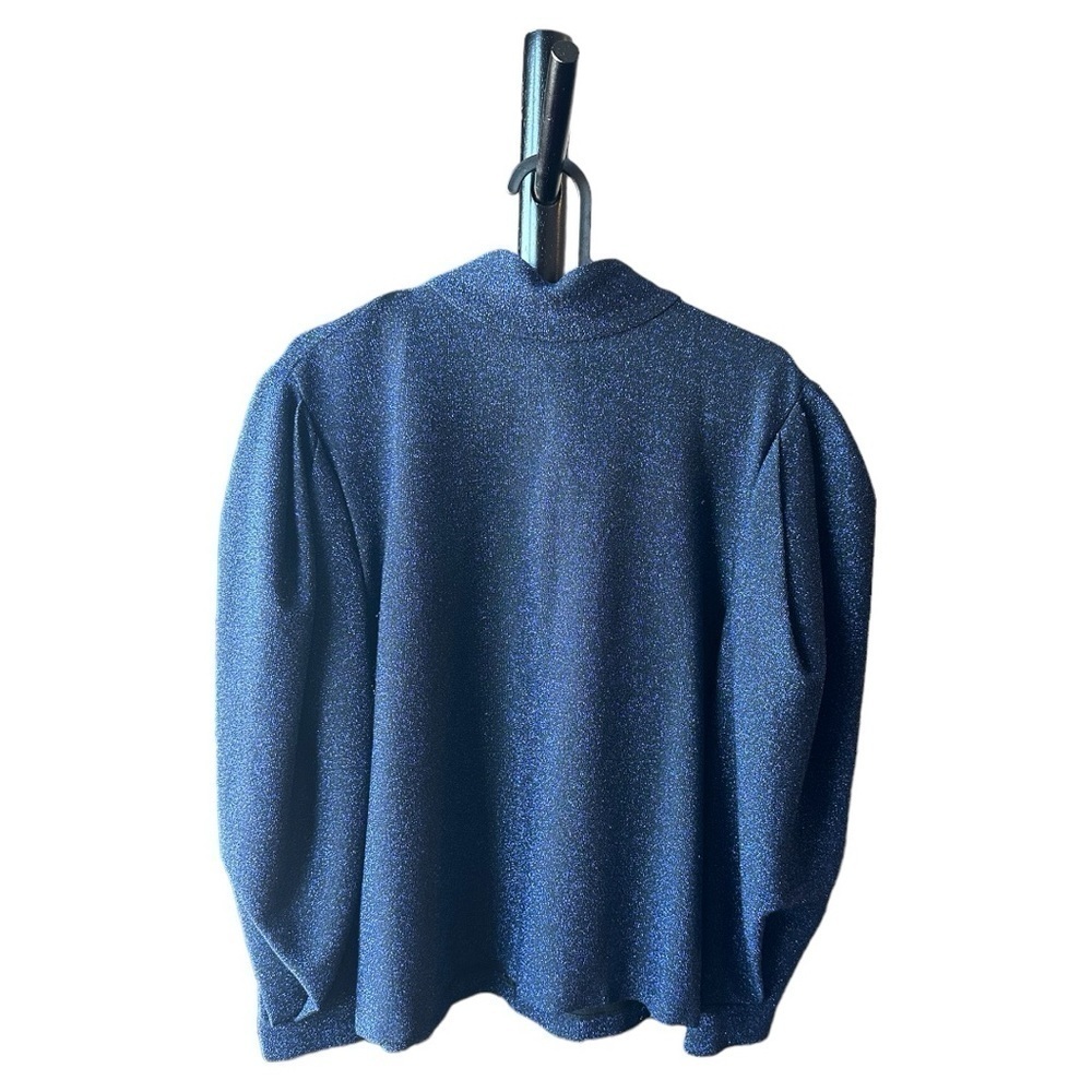 PatBO Lurex Super Sleeve Top - Picture 2 of 8